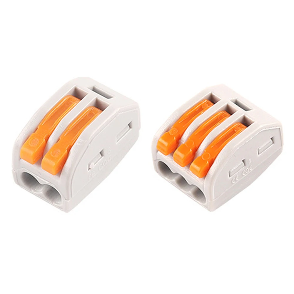 19PCS Nut Terminal Block Compact Electric Cable Connector Reusable 2/3 Hole Wire Terminal Home Tools of Insulating Solder