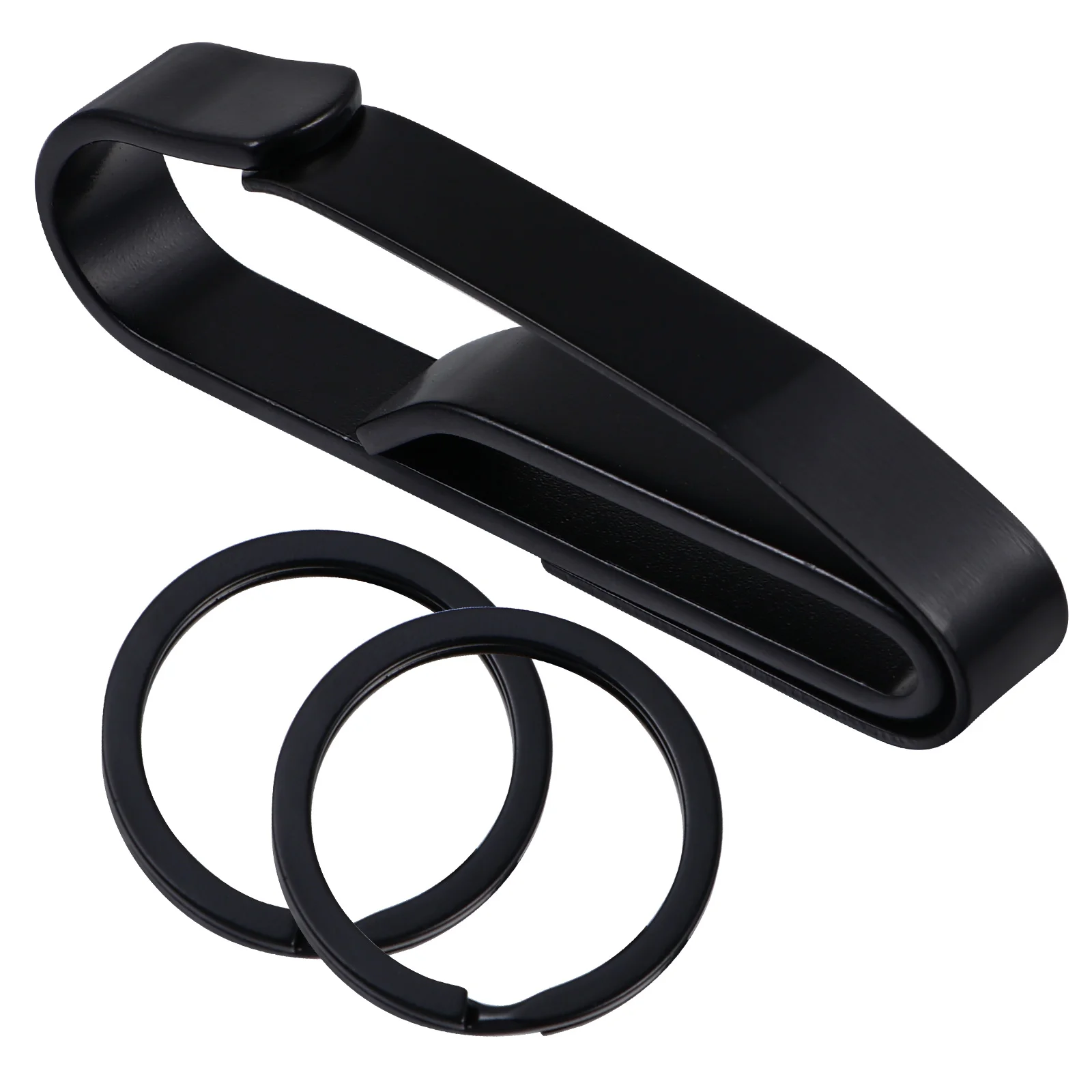 Key Chain Belt Buckle Stainless Steel Carabiner Hooks for Keychain Practical Fob Durable Waist Clip