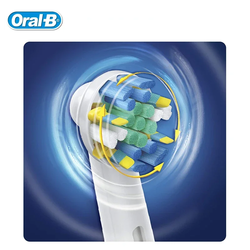 Oral B EB25 Floss Action Replacement Brush Heads Deep Cleaning OralB Electric Toothbrush Heads for Rechargeable D12 D20 3709 D34