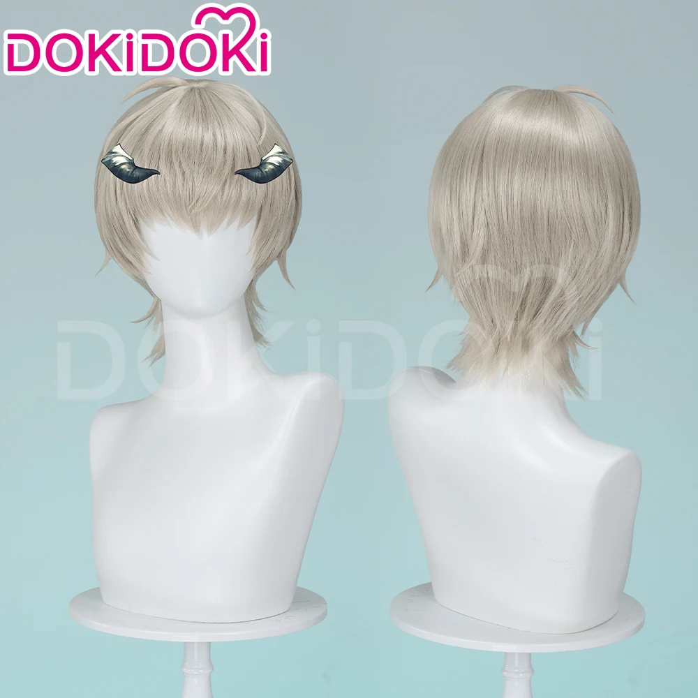 【Jan. Limited 5%OFF 】Leon Strohl Wig Game Metaphor: ReFantazio Cosplay DokiDoki Men 32cm Wig Strohl Cosplay Free Wig Cap