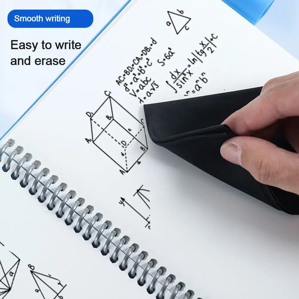 A5 Erasable Notebook Paper Reusable Smart Wirebound Notebook Portable Waterproof Notepad Spiral Note Book