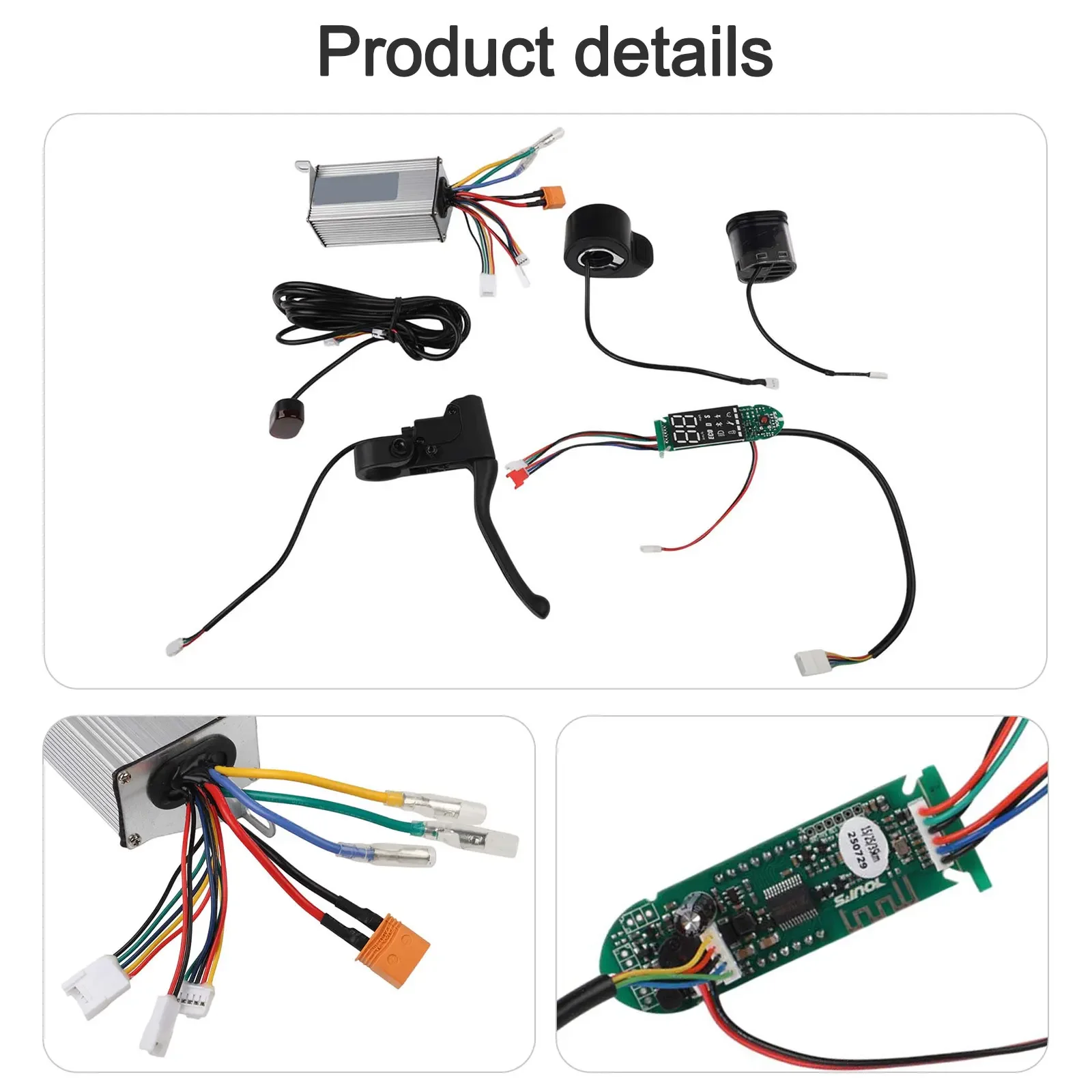 Overcurrent Protection 500W Controller Kit Compatible With 10-Inch Scooters Comprehensive Replacement Set DC36V Power Supply