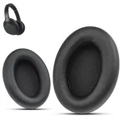 WH1000XM3 Replacement Earpads, Compatitable with Sony WH-1000XM3 Noise Cancelling Headphone Soft Leather Memory Foam Black