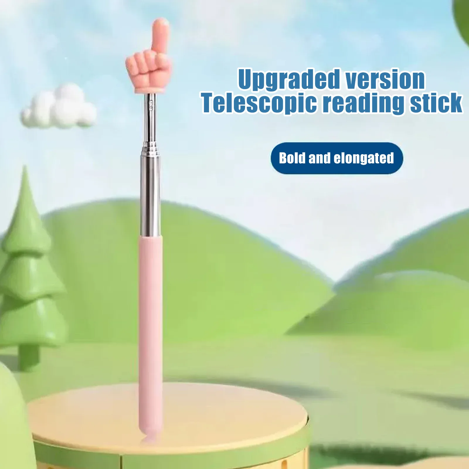 مؤشرات المعلم القابلة للسحب، أعواد توضيحية للفصل الدراسي، عصا الأصابع، ألعاب التعليم المبكر، دعائم تعليمية إبداعية