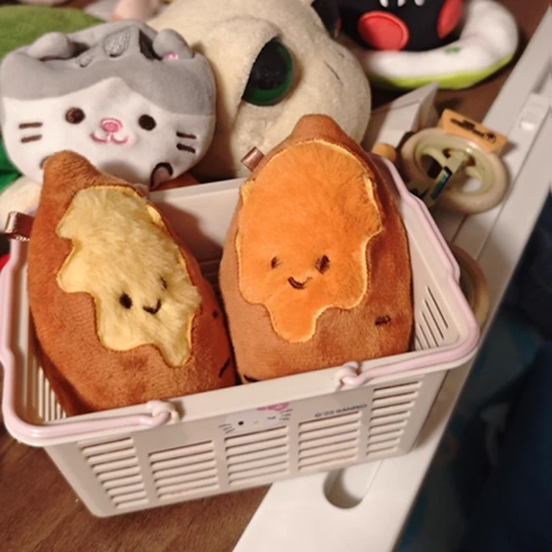 Szczęśliwej Zimy! Dziergana, wypchana pluszowa zawieszka w kształcie słodkiej ziemniaczki, kreatywna, urocza, pluszowa lalka ziemniaczka, prezent urodzinowy.