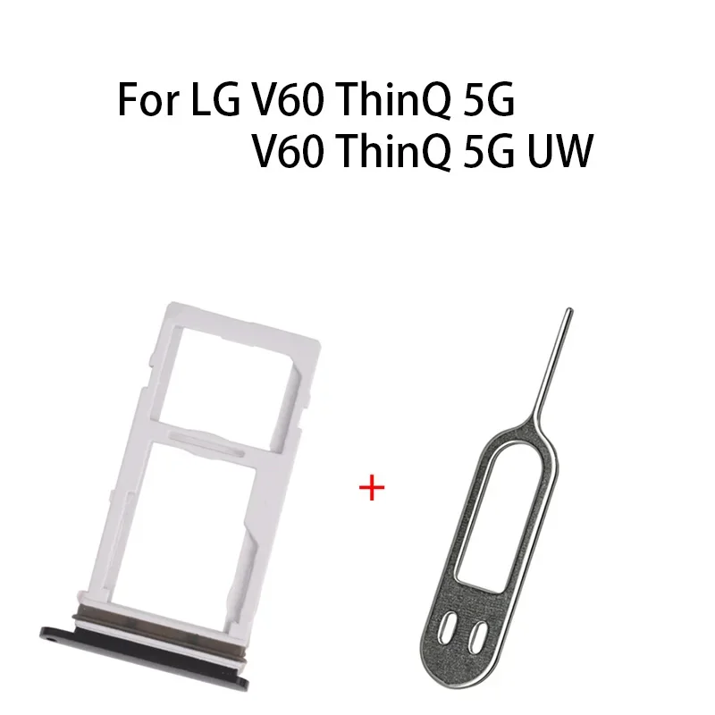 Sim SD card tray socket reader holder slot for LG V60 ThinQ 5G UW lm-v600 lm-v600vml