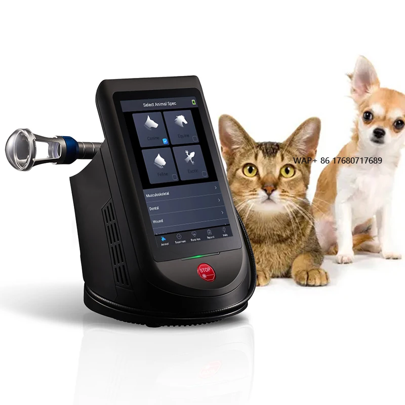 15W High Power Class 4 Veterinary Therapy Equipment for Dog & Large Animal Pain and Inflammation Relief Portable
