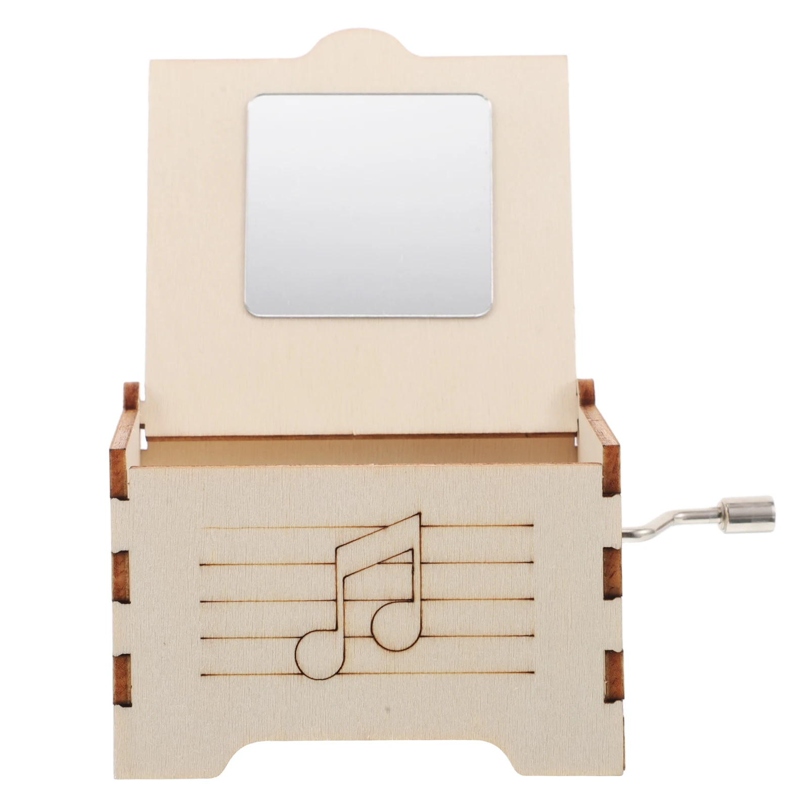 Diy caixa de música ferramenta de ensino haste artesanato kits h manivela experimento científico suprimentos crianças criança ciência haste artesanato piano