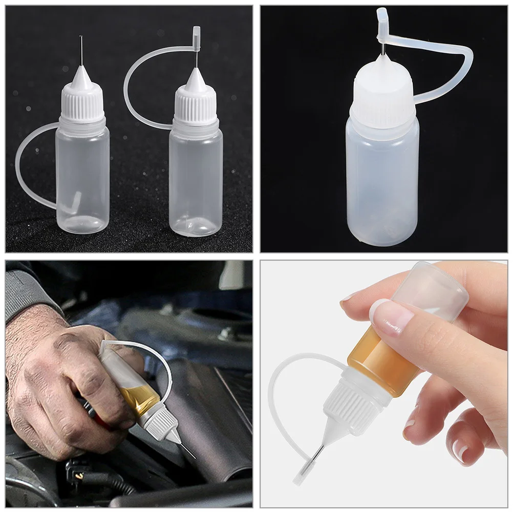 20 個のニードルチップ接着剤ボトル DIY スクイーズボトル 液体用の正確な制御 ニードルチップボトル 接着剤用スクイーズボトル