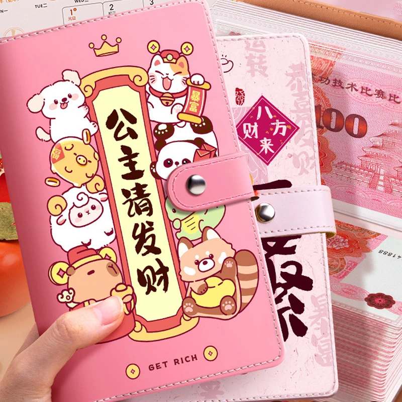 Colorful 100 Envelopes Money Saving Reusable Challeng Couple Saving Money Notebook Savings Binder Budget Savings Challenges Book