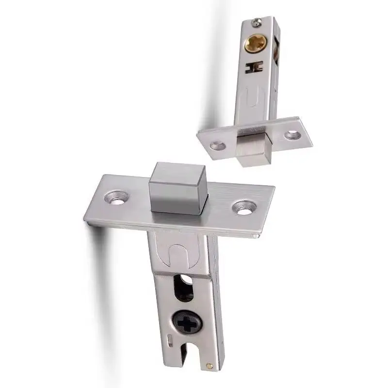 真新しい 1 ピース金属ヨーロッパほぞドアロック舌ロックシリンダー室内ドアボルトドアロック交換部品