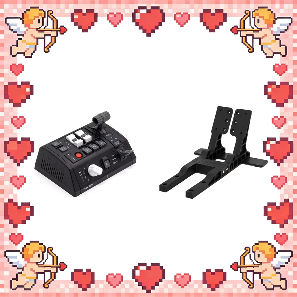 VKBSIM GNX SEM Game Rocker Programmable Two Color LED With Multifunctional Shaft Simulated Flight Rocker multifunctional bracket