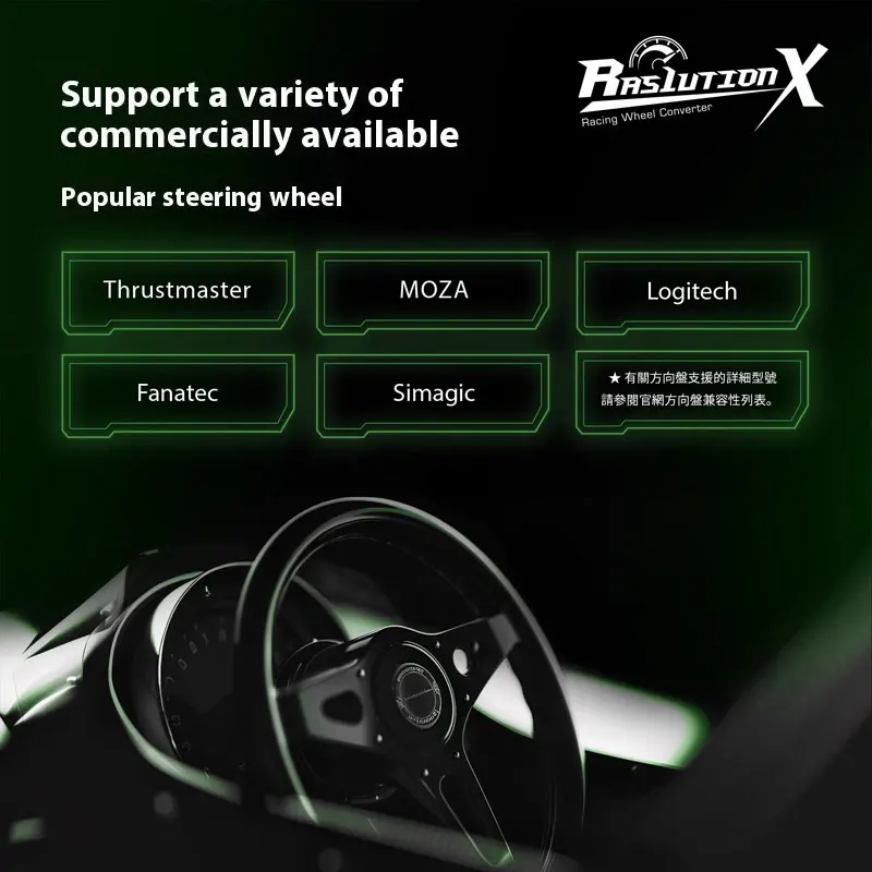 Adapter kierownicy Brook Ras1ution X Simulation Racing do konsoli Xbox One Xbox 360 Gamin