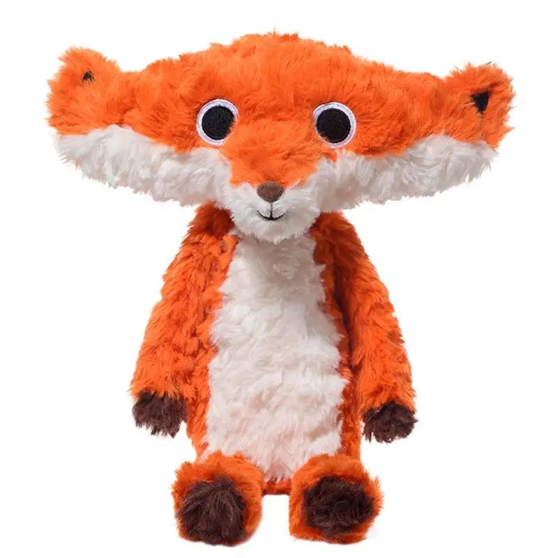 Fox Plush Funny Fox Stuffed Plushie Toy Soft Collectible Cuddly Stuffed Animal Cute Fox Cuddly Hugging Pillow Cushion Stuffed