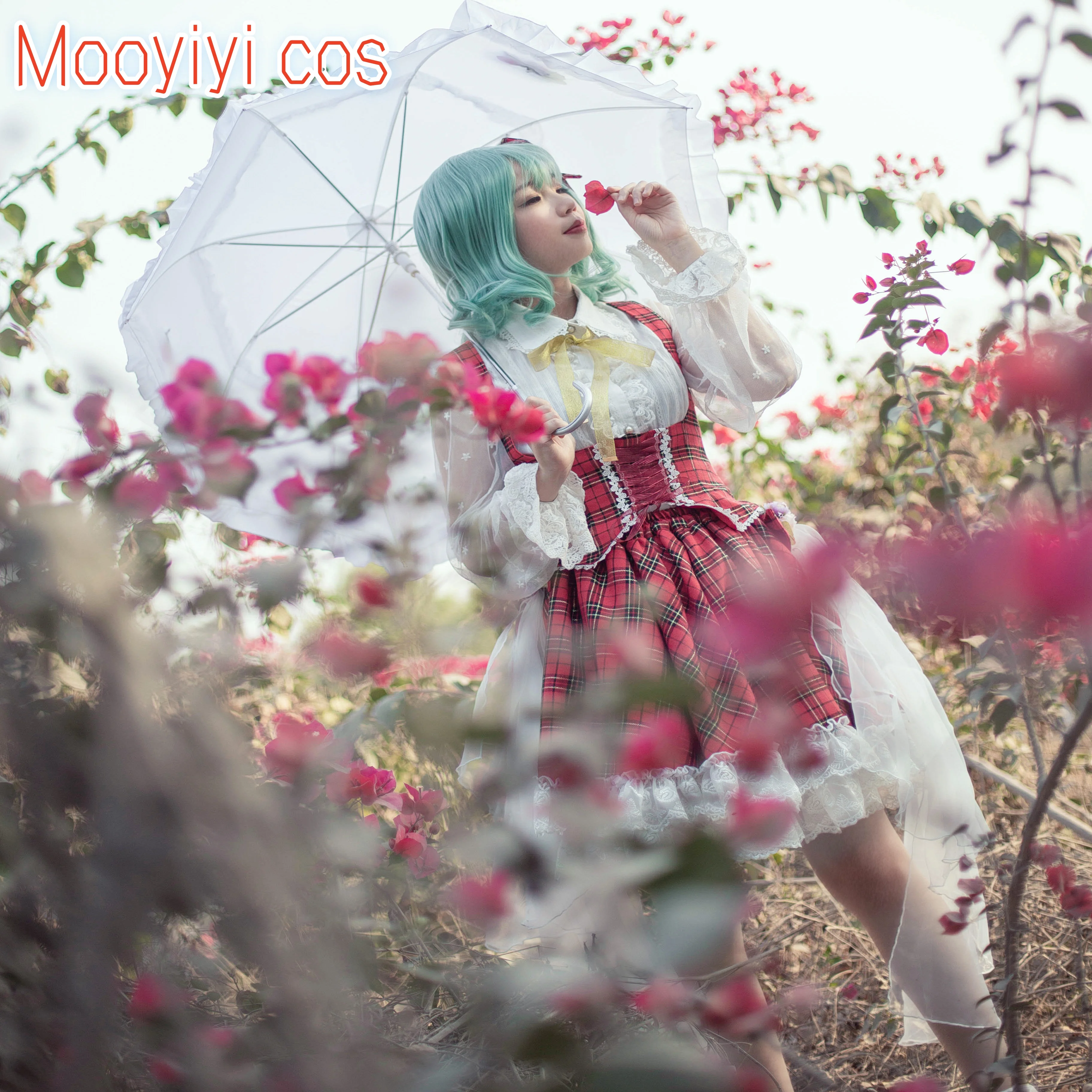 New Mooyiyi cos Kazami Yuuka 코스프레 의상 할로윈 크리스마스 롤 플레잉 파티 코믹 드레스 New Touhou Project