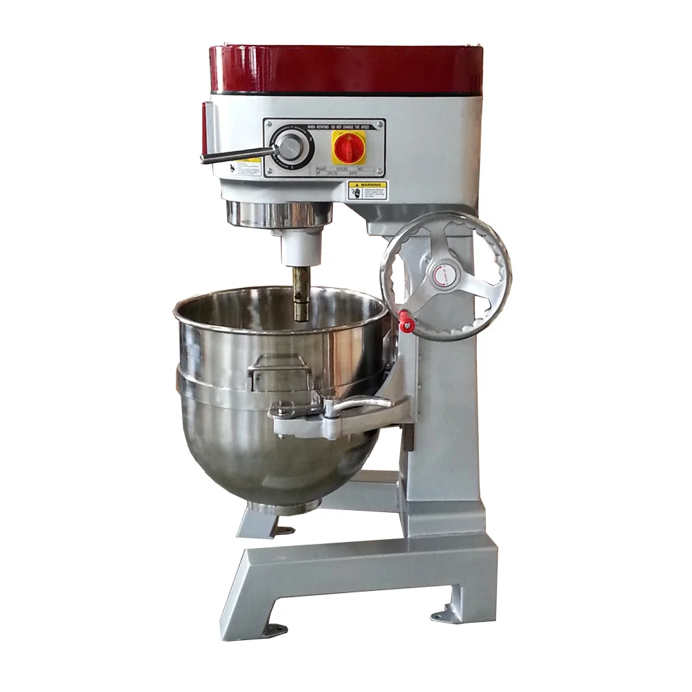 Commercial New 50L Electric Planetary Mixer 2200W 3-Speed Low Noise Adjustable Speed High Productivity Bakery Dough Production