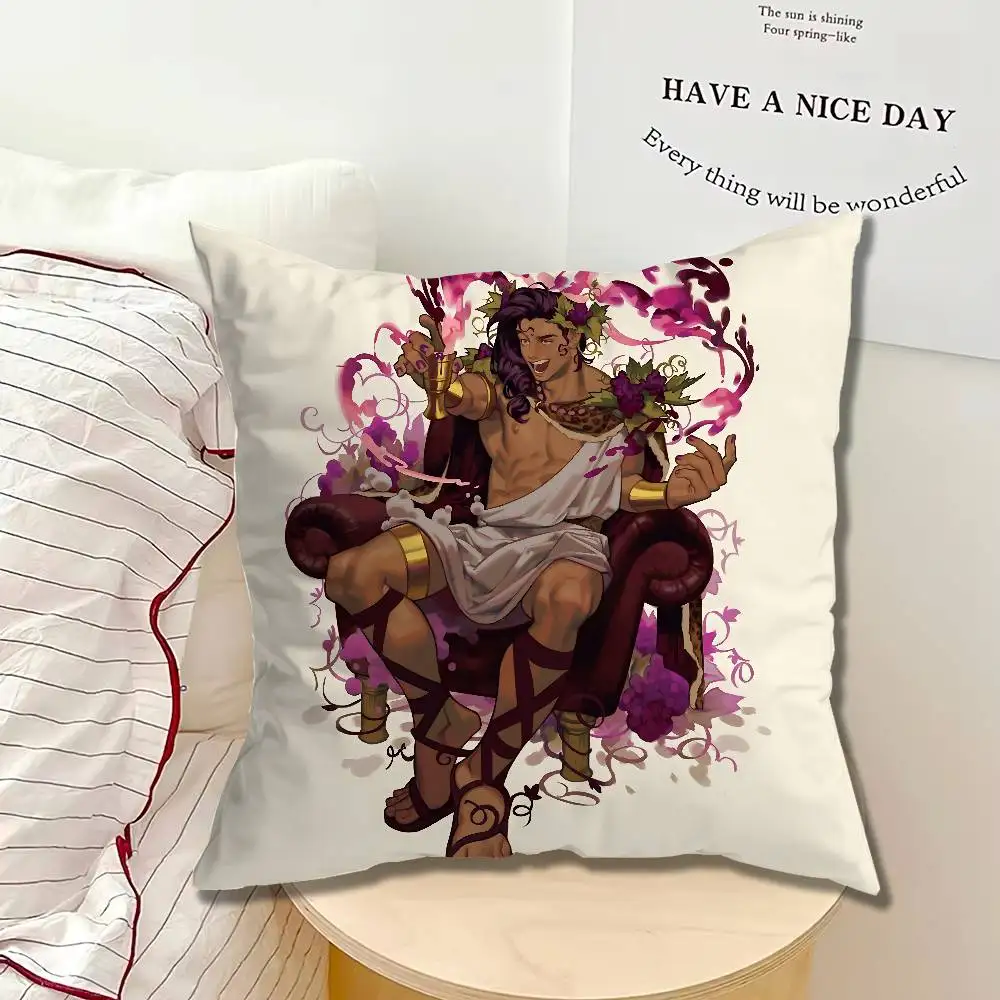Dor et deZagreus Melinoe Hades Pillow cases Organic Linen Pillow Case Double-Sided Print Cushion Cover for Sofa Home Decor Gift