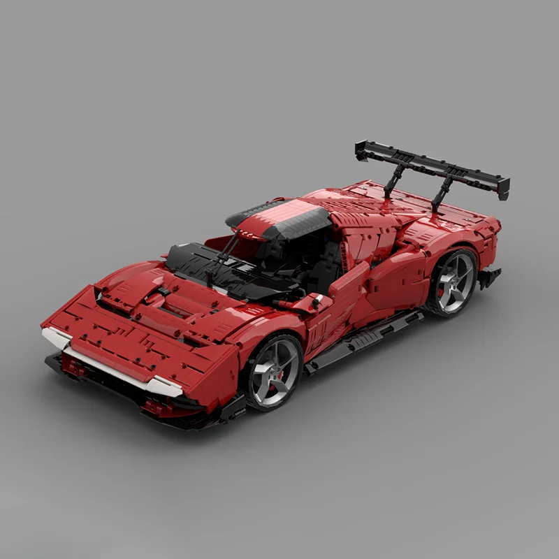 Klocki konstrukcyjne Moc KC23 Champion Speed ​​Cars ​ ​ ​ ​ ​ ​ Klocki Techniczne Model Samochodu Super Sportowego Zestaw Prezentowy Zabawki DIY
