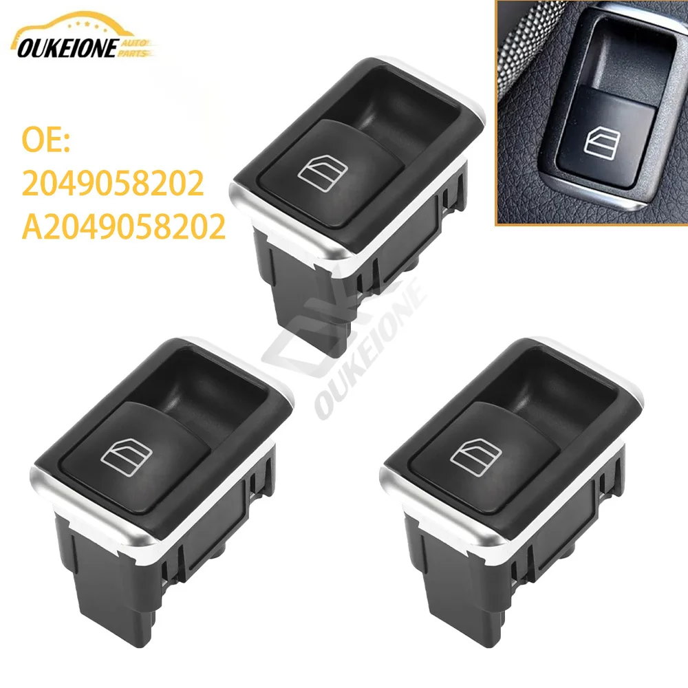 Passenger Side Window Control Switch for Mercedes-Benz GLS CLA GLK A B C G M Klasse W204 W212 W176 W166 W463 W246 A2049058202