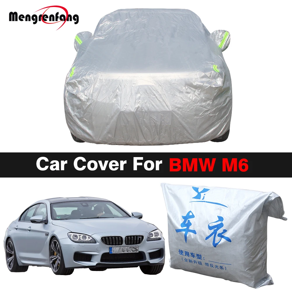 Outdoor Car Cover Anti-UV Sun Shade Snow Rain Protect Auto Cover Dustproof For BMW M6