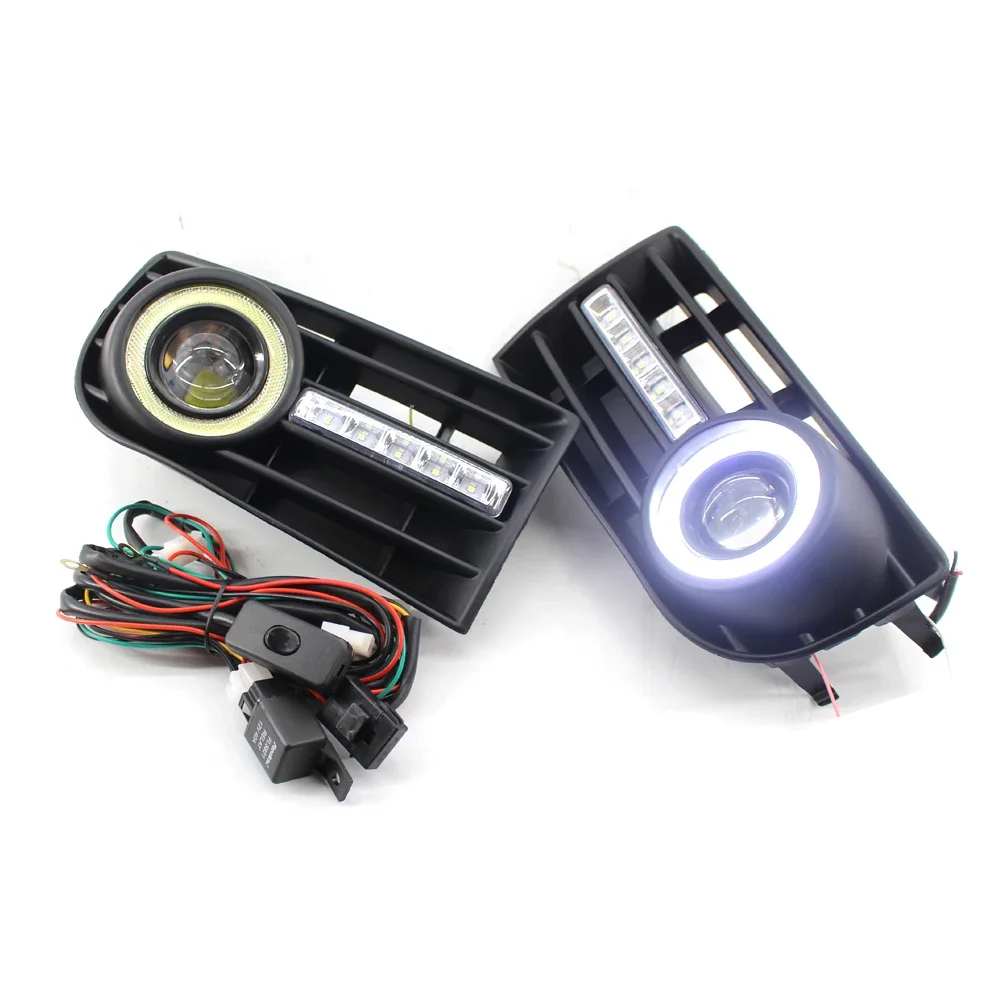 Zespół świateł przeciwmgielnych do Volkswagen VW Golf 5 MK5 2005 ~ 2009 Światło przeciwmgielne DRL Samochodowe światło do jazdy dziennej LED