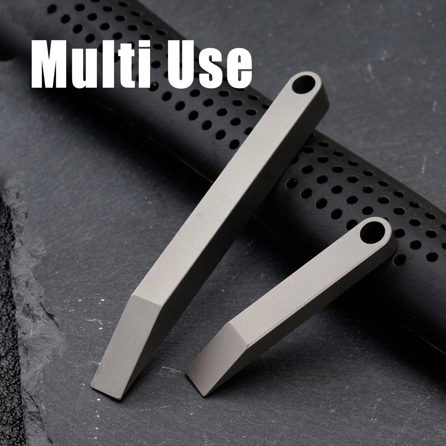 

Multifunctional titanium alloy EDC pry bar, keychain accessories