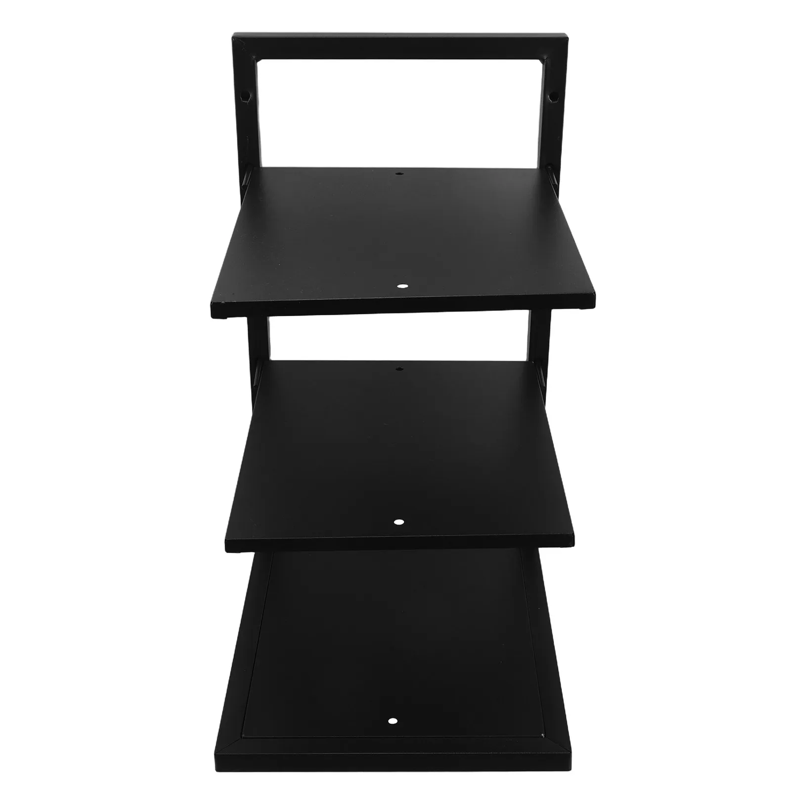 Metal Desktop Bookshelf 3-Tier Adjustable Strong Load Bearing Multi-Layer Desk Shelf Space Saving Organizer for Student Office