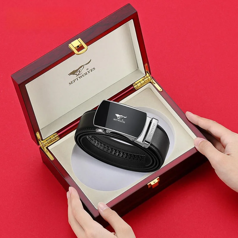 septwolves-men's-belt-new-redwood-box-high-end-luxury-pure-cowhide-leather-belt-trendy-waist-belt-simple-style-alloy-buckle