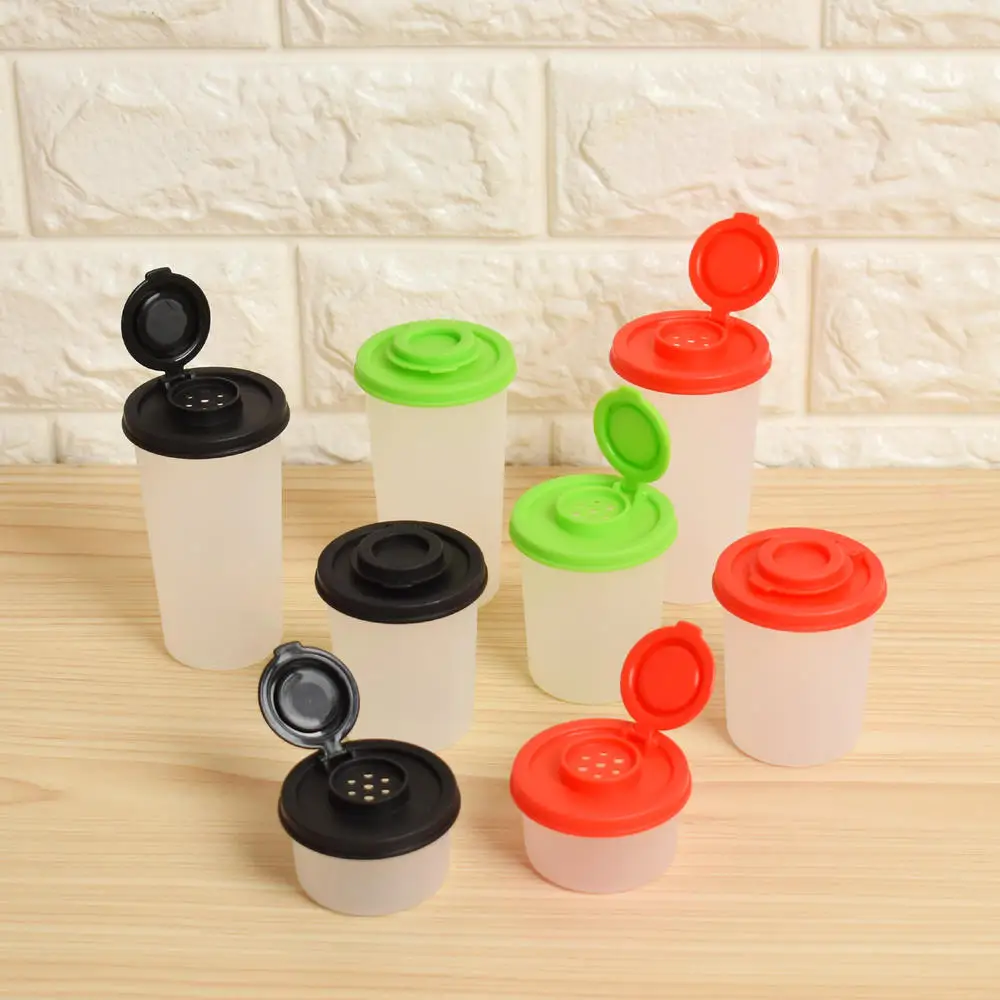 3/1Pcs Spice Jars Pepper Shakers Salt Picnic Outdoors Kitchen Lunch Bottle Moisture Proof Sealed Mini Seasoning Pot Dispenser