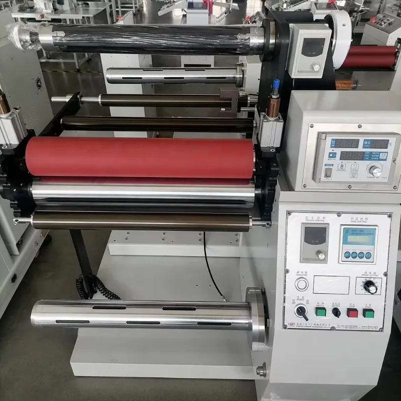 Direct-Supply New Lingtie Automatic Film Peeling Laminating Guiding Rewinding Machine for Film Label Rolls CE ISO 9001 Certified
