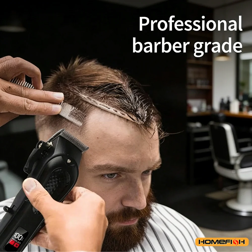 Professional USB Rechargeable Hair Clipper & Beard Trimmer, Cordless, Ideal Gift For Men