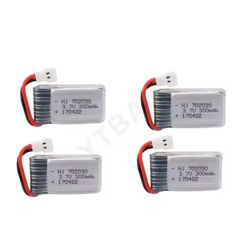 3.7V 300mAH Lipo Battery For U816 F180 E55 FQ777 H107 X11C Remote Controlled Aircraft Drone Batteries UAV Batteria RC Palne