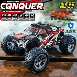 1:16 KF11 50km/h Brushless 2.4G RC Drift Car IPX6 Waterproof With LED Lights 4WD Electric High Speed Racing Climbing Vehicle Toy