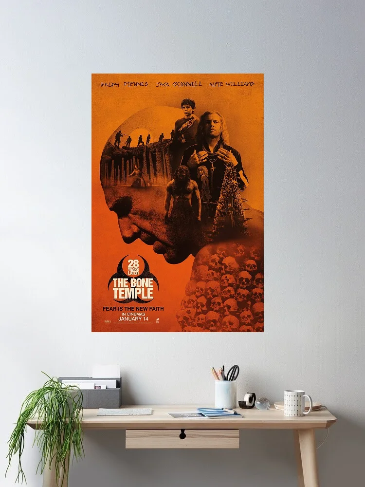 28 Years Later 2026 Movie, Art Print Silk Poster Home Wall Decor