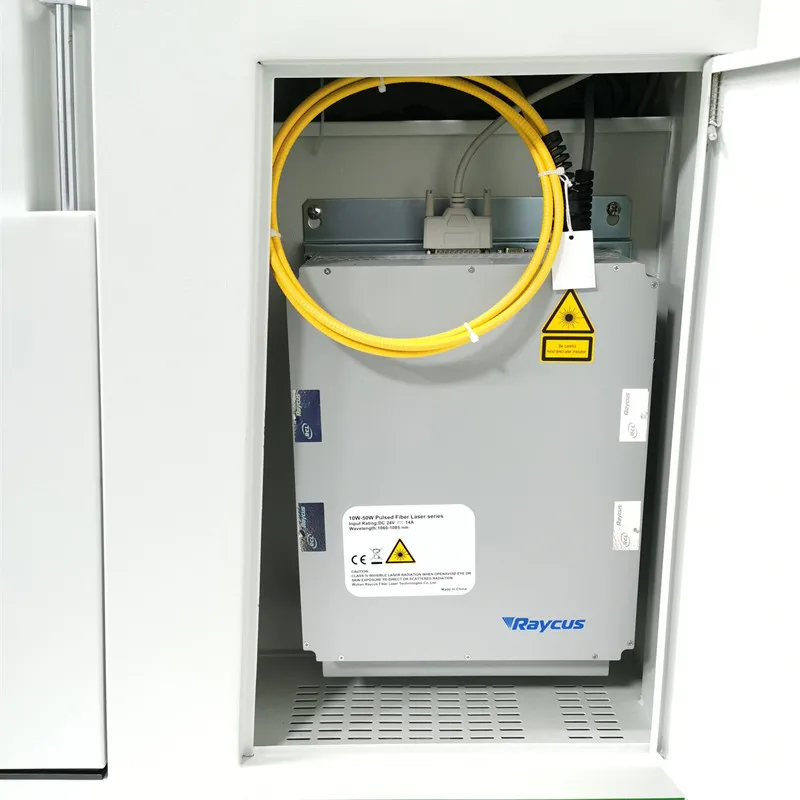 Fiber Laser Marking Machine, Laser Cutting Machine, RAYCUS JPT Laser Source and EZCAD2 Control Software