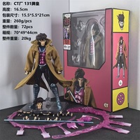 Marvel Comics Style Gambit Mafex131 Articulated Manga Action Figure Poseable Collectible Model Kit X-Men Fans Birthday Gift