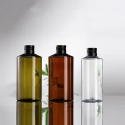 100/150/200/280ml Cosmetic Toner Bottle With Plug Screw Cap PET Cosmetic Container Liquid Medicine Toner Plastic Water Bottle