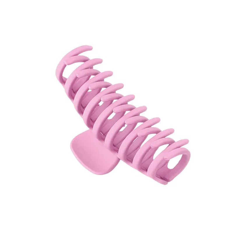 Neue große Haarklammer für Frauen und Mädchen, Pferdeschwanz-Haarspangen, Kaffee, Beige, Haarnadel, Krabben-Haarspange, modischer Haarschmuck, Ornamente – Detail 8