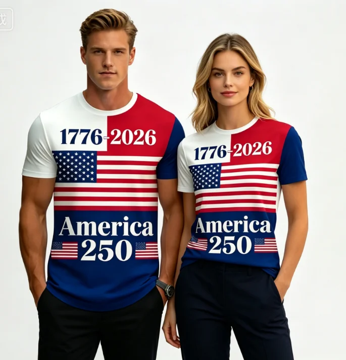 God Bless The USA 3D Print Men's T-shirts American Flag Stars Stripes Patriotic Casual Short Sleeve Streetwear Men Tshirts