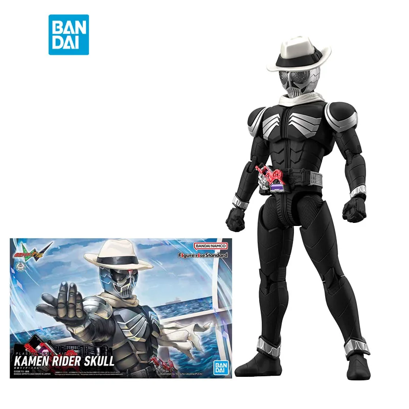 

В наличии Оригинальная фигурка BANDAI Spirit-rise Standard KAMEN RIDER W SKULL KAMEN RIDER, двойная экшн-фигурка аниме, модель, игрушки в подарок