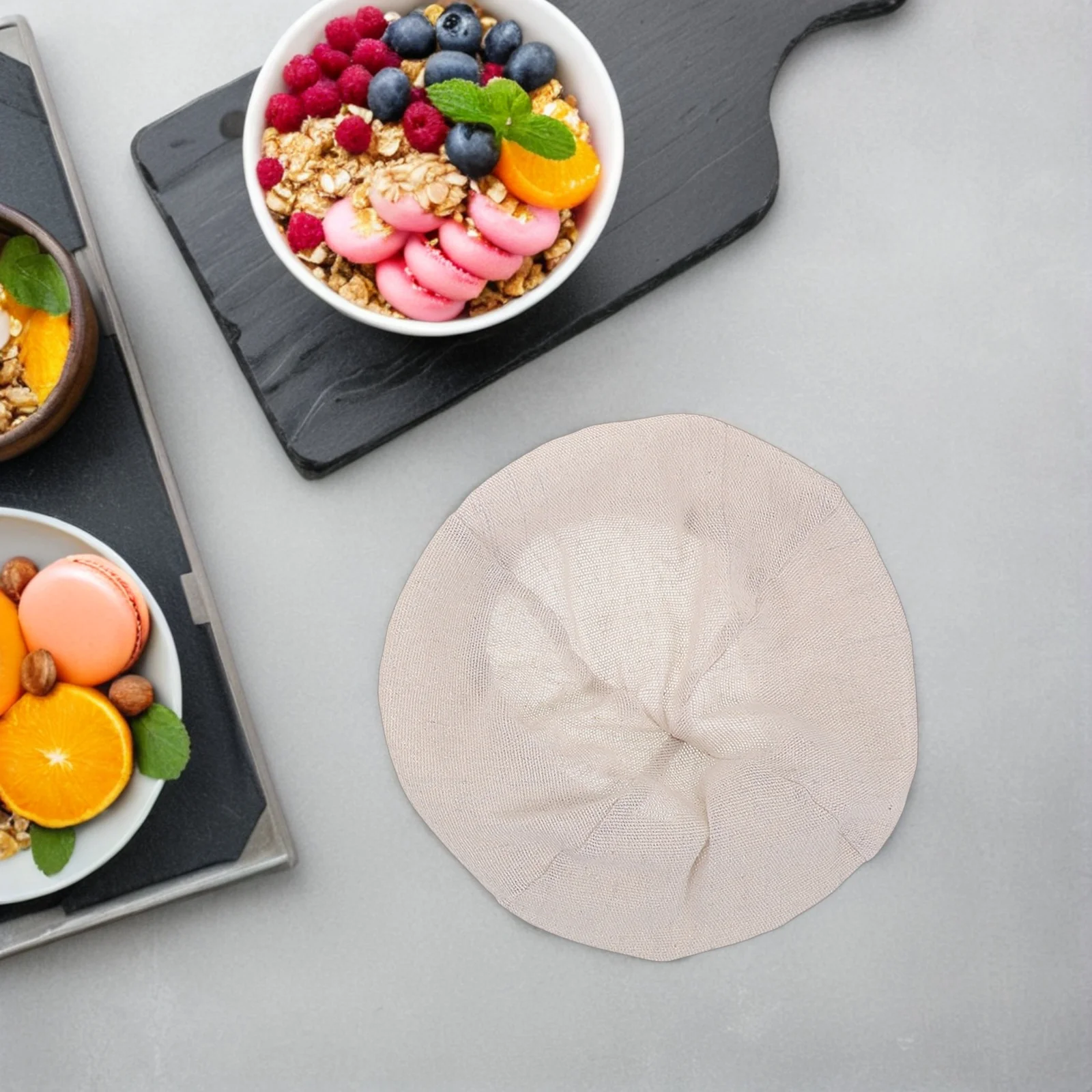 

4 Pcs Fermentation Basket Set Liner for Bread Proofing Sourdough Cloth Cover European Bag Towel Towels Cotton Linen
