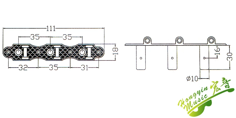 HUATOOL Klassische Gitarre Tri-Integrierter Knopf, Saitenwinder-Knopf, Stimmwirbel, Metallzubehör – Detail 13