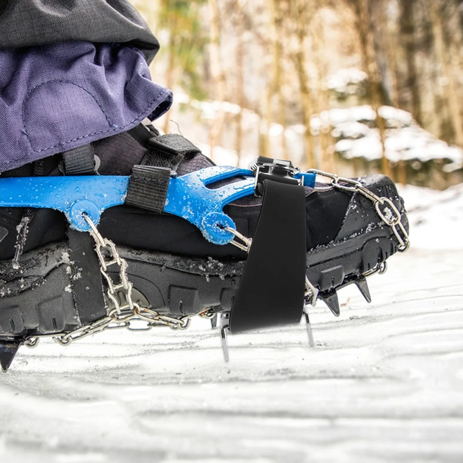 

Anti-slip Crampons Shoe Cover Ice Spikes Claws for Shoes Outdoor Traction Cleats Snow Grippers Covers Travel
