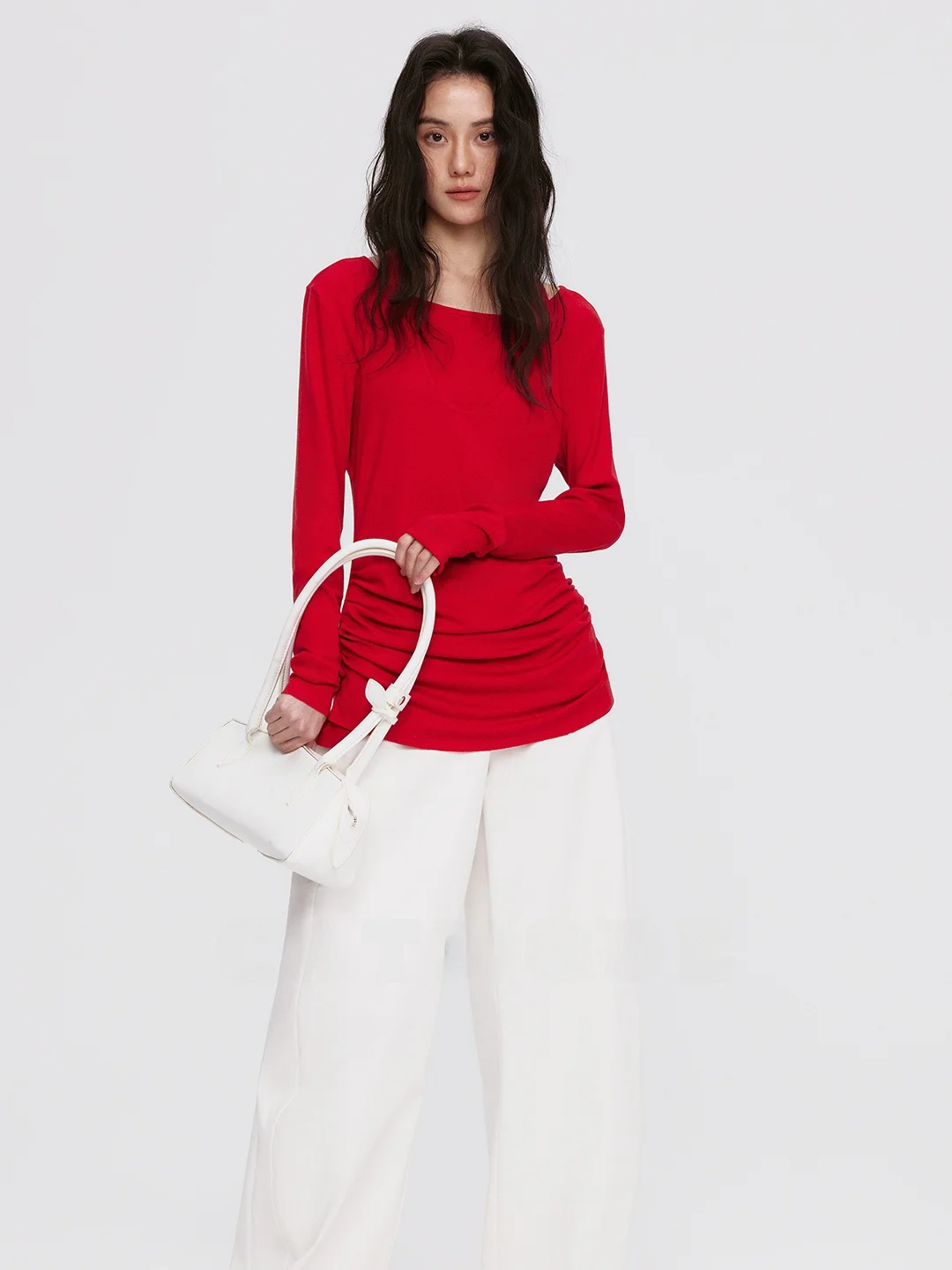 

Loose Ne Hang Women's Base Layer irt Rba Long Sve Slim Fit Design Sensation Lenzing Lyocell Linen 2026 Spring