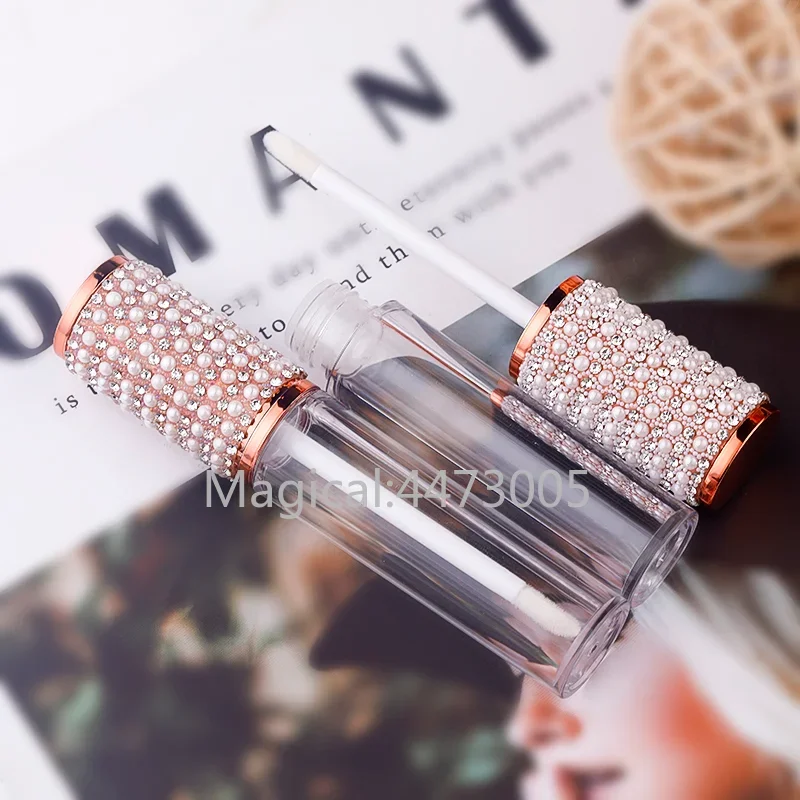 5ml Round Lip Gloss Tubes High Grade Clear Plastic Empty Lip Gloss Containers lipgloss Bottles Cosmetic Packaging Containers