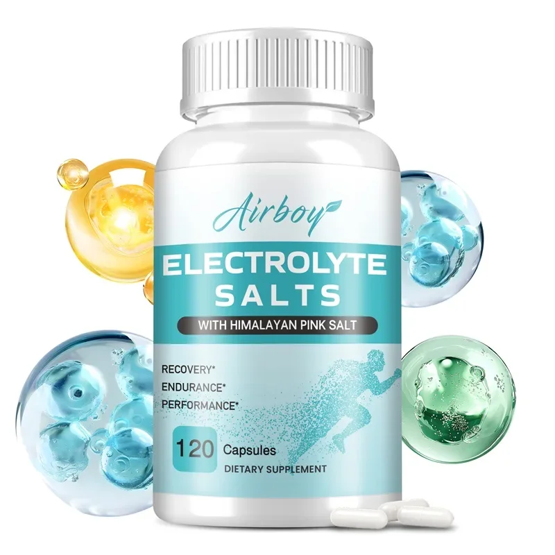 Electrolyte Salts Capsules - Supports Electrolyte Balance, Promotes Muscle Recovery, Reduces Muscle Cramping Supplement - Image 2