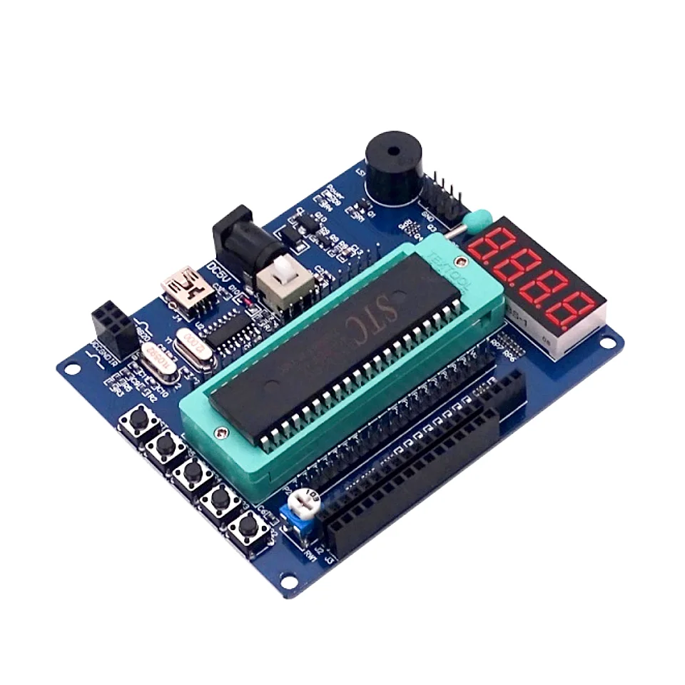 51 MCU development board STC89C52 learning board AVR minimum system AT89S51 intelligent car test board