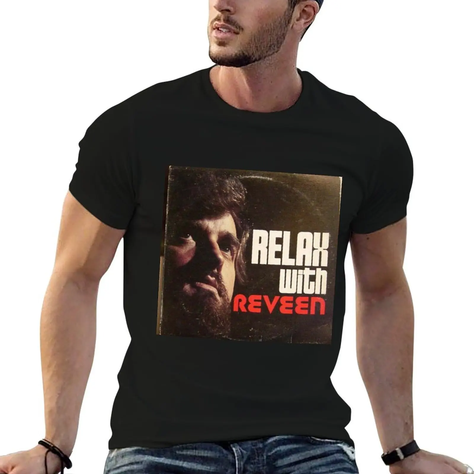

Relax With Reveen T-Shirt anime Short sleeve tee korean fashion compression shirt men