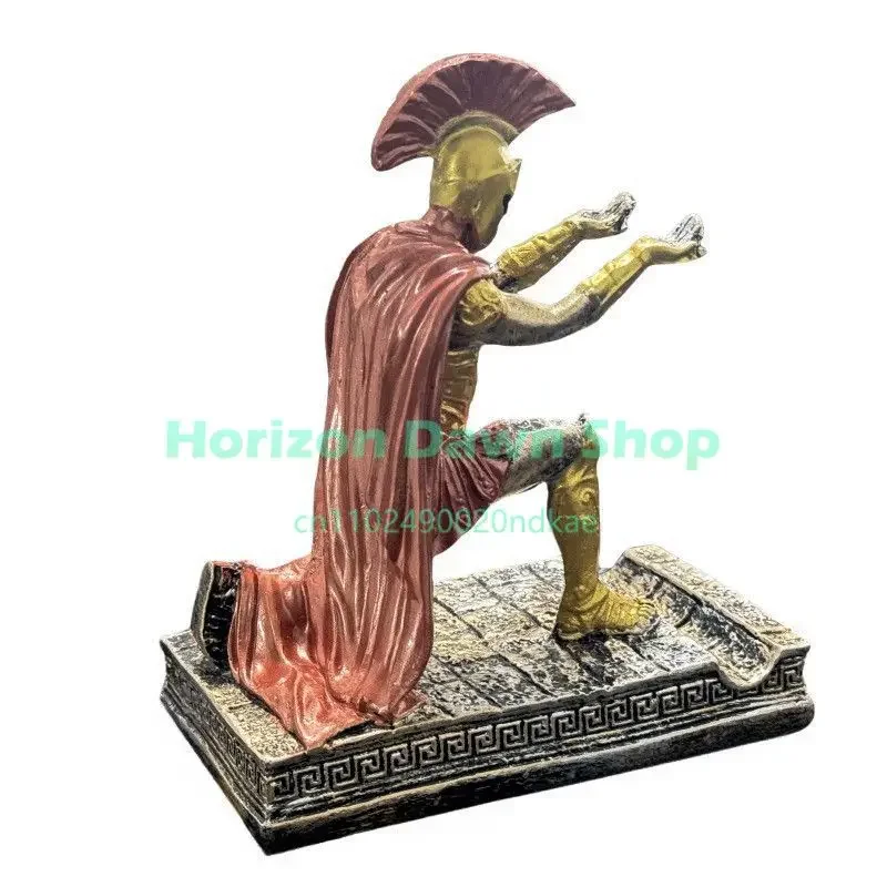 Creative Knight Retro Warrior Pen Holder Pen Holder, Office Creative Ornaments, Birthday Gifts