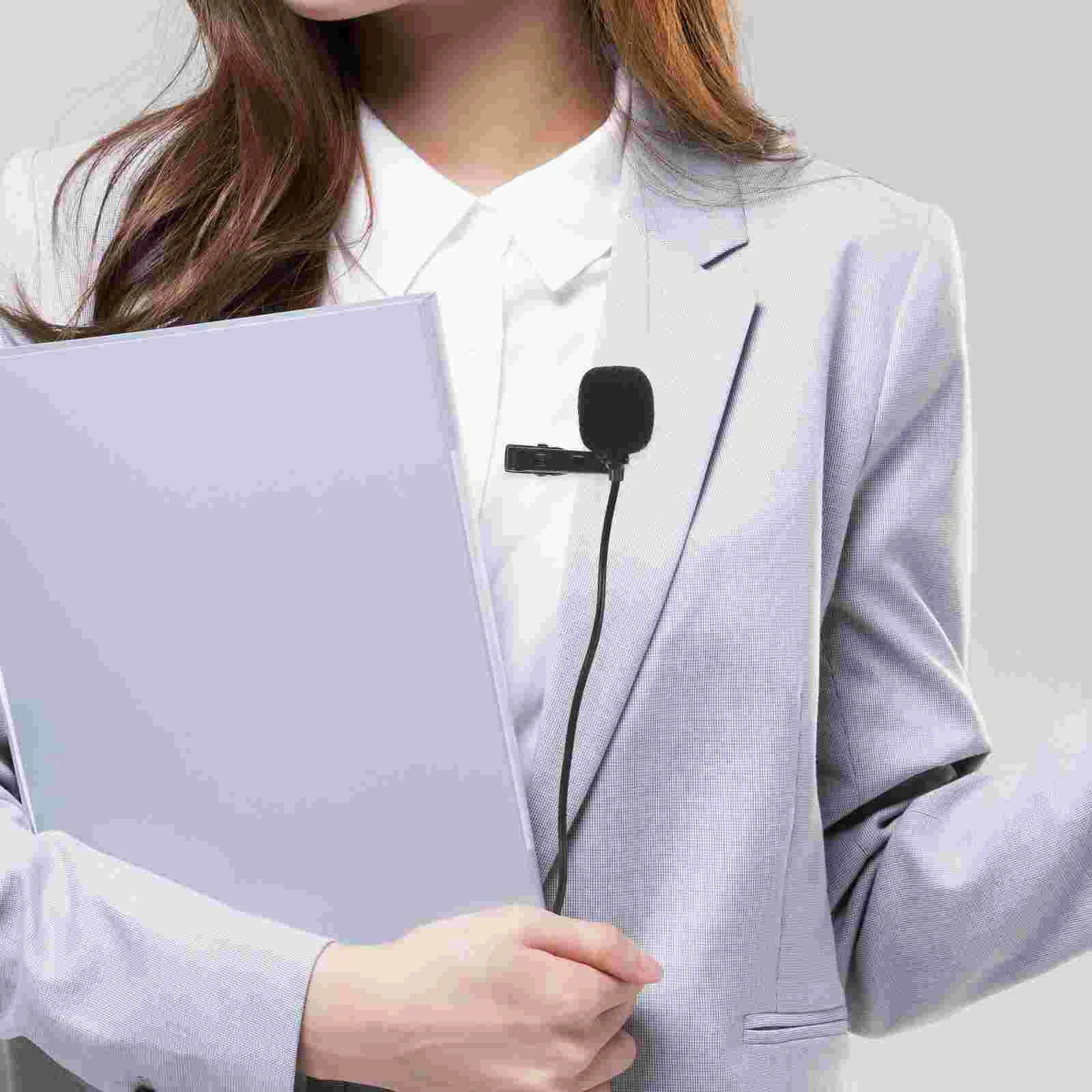 

Phone Microphone for Digital Cameras Microphones Mini Small Lavalier Lapel Clip